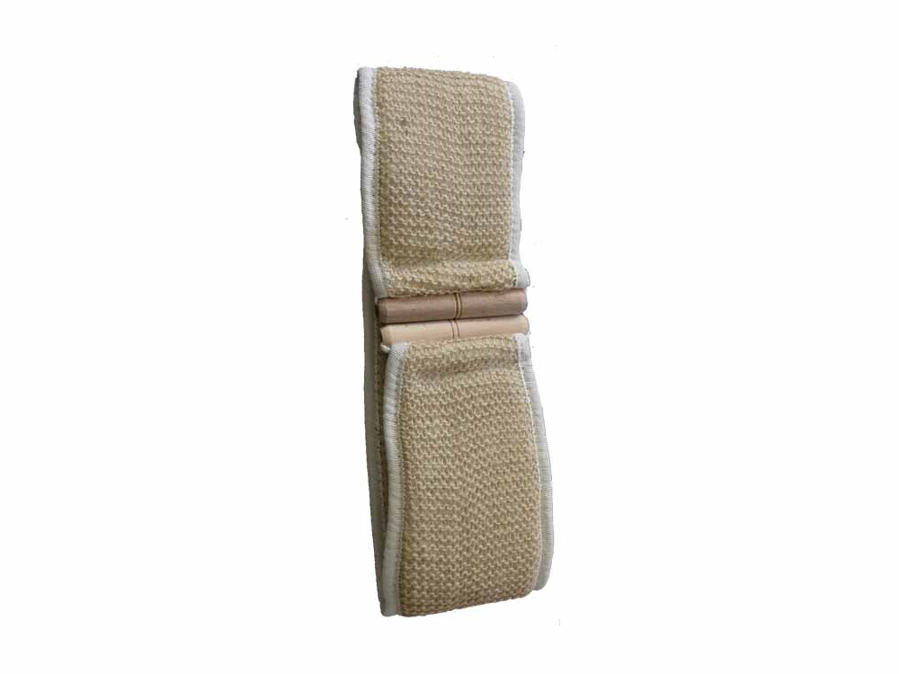 1100<br><br>Sisal + Loofah (Kabak) Ahşap Saplı Lif Çift Taraflı