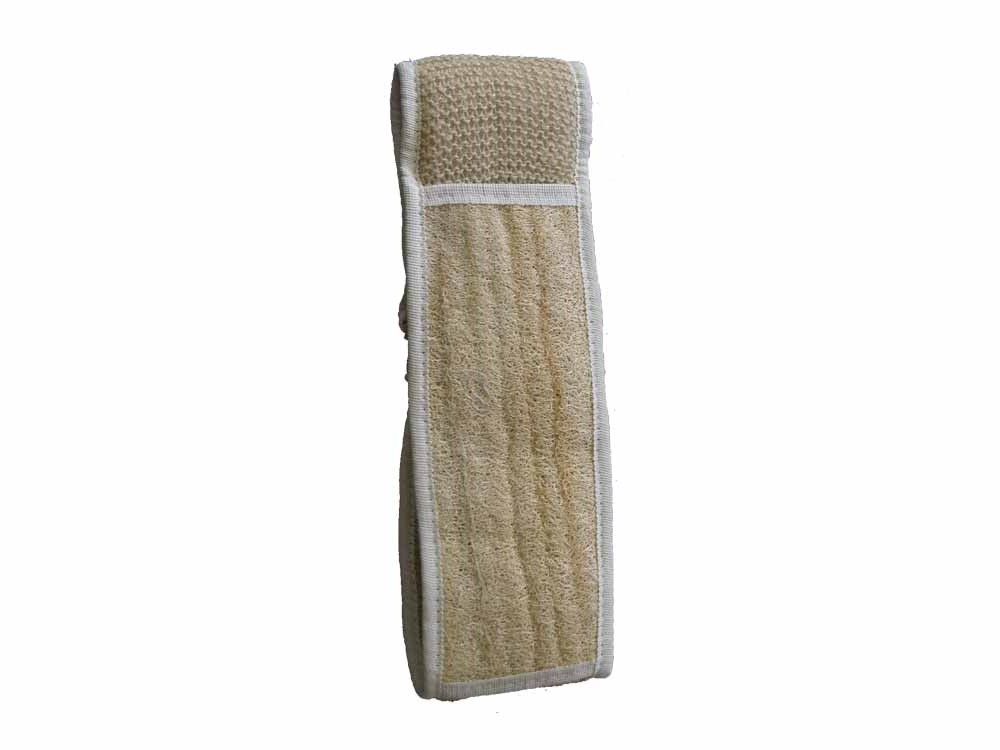 1100<br><br>Sisal + Loofah (Kabak) Ahşap Saplı Lif Çift Taraflı