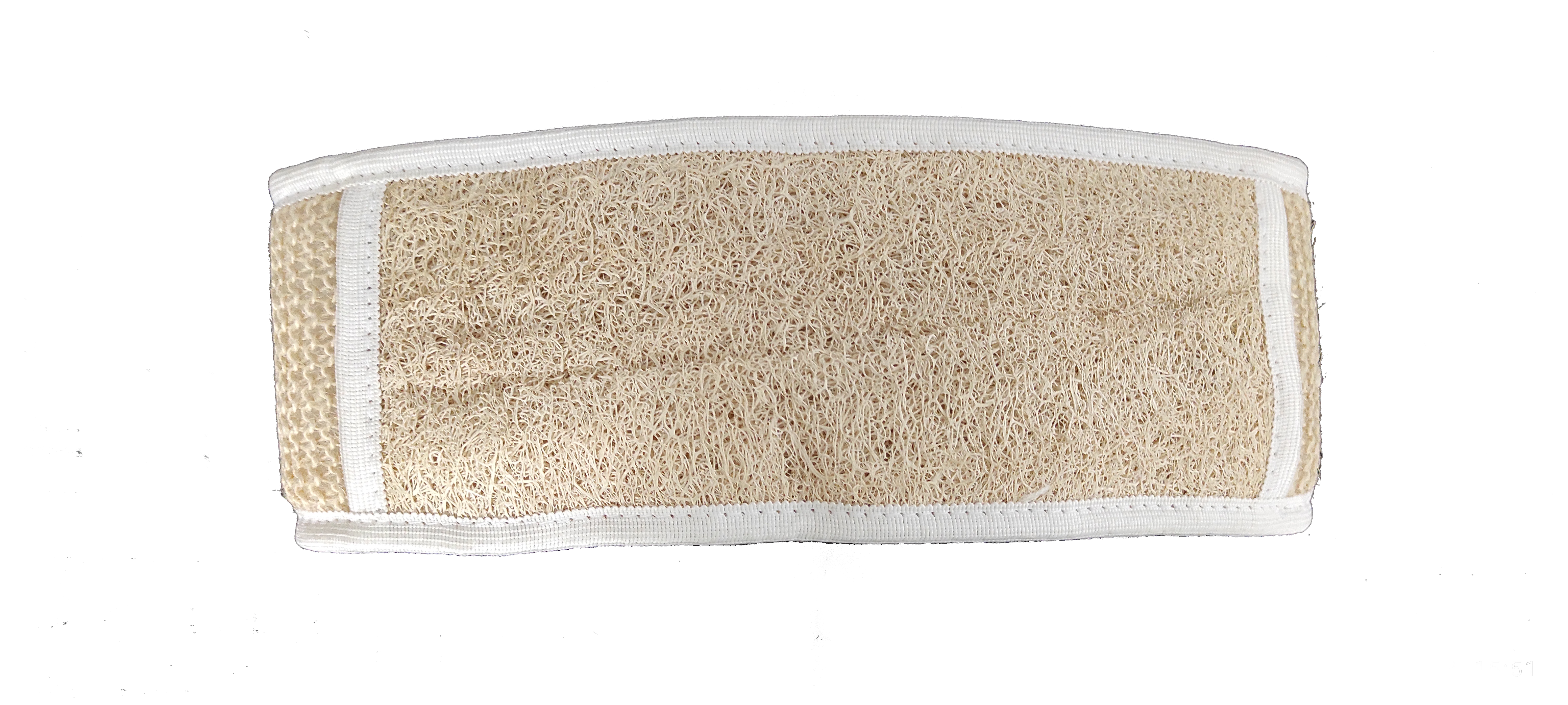 1100<br><br>Sisal + Loofah (Kabak) Ahşap Saplı Lif Çift Taraflı