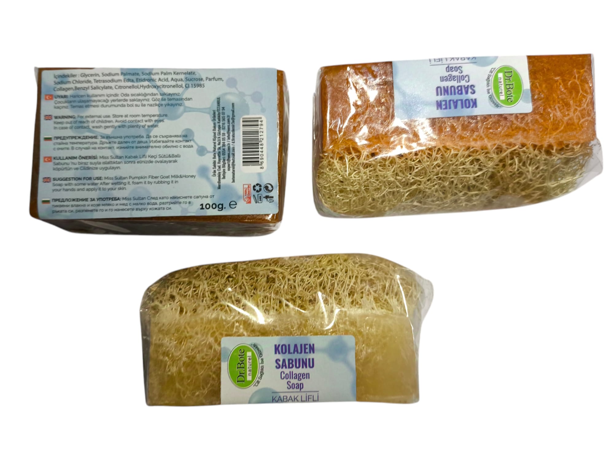 2794<br><br> BOTE KOLOJEN KABAK LİFLİ SABUN